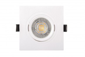 DK3021-WH Встраиваемый светильник, IP 20, 10 Вт, GU5.3, LED, белый, пластик в Советском - sovetskiy.mebel24.online | фото 1