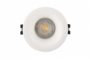 DK3024-WH Встраиваемый светильник, IP 20, 10 Вт, GU5.3, LED, белый, пластик в Советском - sovetskiy.mebel24.online | фото 1