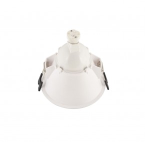 DK3026-WB Встраиваемый светильник, IP 20, 10 Вт, GU5.3, LED, белый/черный, пластик в Советском - sovetskiy.mebel24.online | фото 4