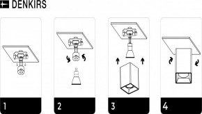 DK3030-WH Светильник накладной IP 20, 10 Вт, GU5.3, LED, белый, пластик в Советском - sovetskiy.mebel24.online | фото 8