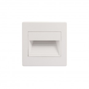 DK3050-WH Светильник встраиваемый в стену, IP 20, LED 3000, 1 Вт, белый, пластик в Советском - sovetskiy.mebel24.online | фото 3