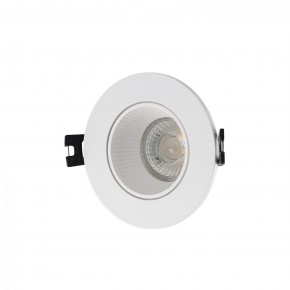 DK3061-WH Встраиваемый светильник, IP 20, 10 Вт, GU5.3, LED, белый/белый, пластик в Советском - sovetskiy.mebel24.online | фото 1