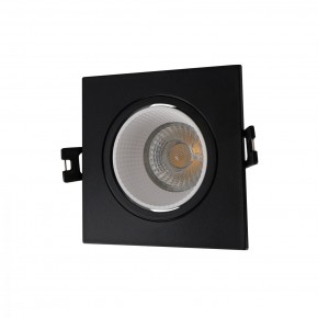 DK3071-BK+WH Встраиваемый светильник, IP 20, 10 Вт, GU5.3, LED, черный/белый, пластик в Советском - sovetskiy.mebel24.online | фото 1