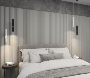 DK4045-WH Подвесной светильник, с декоративным вырезом, IP 20, до 15 Вт, LED, GU10, белый, алюминий в Советском - sovetskiy.mebel24.online | фото 4