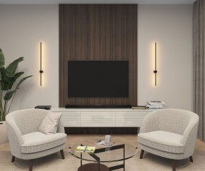 DK5014-BK Бра 1000 мм, 3000К, IP20, 12 Вт, черный, алюминий в Советском - sovetskiy.mebel24.online | фото 4