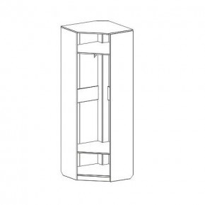 ЭЛАНА Прихожая (модульная) Дуб сонома в Советском - sovetskiy.mebel24.online | фото 5