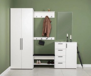ЭЙР прихожая (модульная) Белый Шагрень в Советском - sovetskiy.mebel24.online | фото