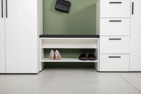 ЭЙР прихожая (модульная) Белый Шагрень в Советском - sovetskiy.mebel24.online | фото 23