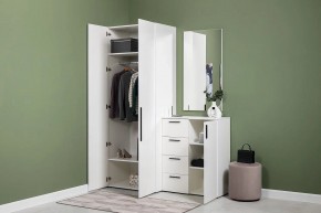 ЭЙР прихожая (модульная) Белый Шагрень в Советском - sovetskiy.mebel24.online | фото 24