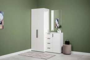 ЭЙР прихожая (модульная) Белый Шагрень в Советском - sovetskiy.mebel24.online | фото 3