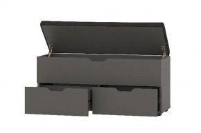 ФЛИНТ Диван (графит/черный) в Советском - sovetskiy.mebel24.online | фото 2