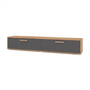 ФЛОРИДА Ф32 Тумба ТВ (дуб золотой/графит) в Советском - sovetskiy.mebel24.online | фото