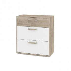 ФЛОРИДА Ф41 Комод (дуб серый/белый) в Советском - sovetskiy.mebel24.online | фото