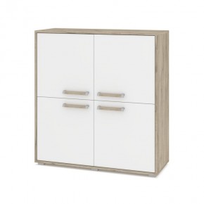 ФЛОРИДА Ф43 Комод (дуб серый/белый) в Советском - sovetskiy.mebel24.online | фото