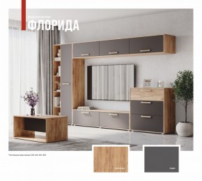 ФЛОРИДА Гостиная (модульная) дуб золотой/графит в Советском - sovetskiy.mebel24.online | фото