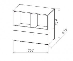 ГЕОМЕТРИЯ ГМТ.08 комод в Советском - sovetskiy.mebel24.online | фото 2