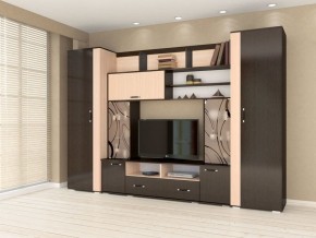 Гостиная Оскар-18-2 венге-дуб молочный в Советском - sovetskiy.mebel24.online | фото