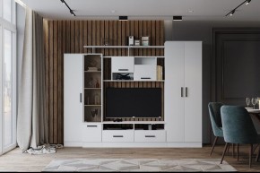 Гостиная Оскар-5 Белый в Советском - sovetskiy.mebel24.online | фото