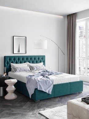 Интерьерная Кровать Октавия Бирюзовый 1400x2000 в Советском - sovetskiy.mebel24.online | фото 1
