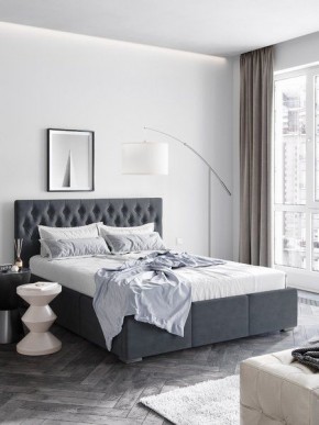 Интерьерная Кровать Октавия Серый 1400x2000 в Советском - sovetskiy.mebel24.online | фото