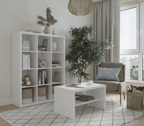 Журнальный стол Энкель 82С, тамбурат, цвет белый в Советском - sovetskiy.mebel24.online | фото 4