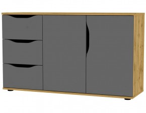 Комод Astrid K199 (ДВ-Графит) в Советском - sovetskiy.mebel24.online | фото