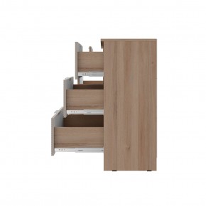 Комод Эмилия КМ-04 (Дуб смоки/Айриш (MF03)) в Советском - sovetskiy.mebel24.online | фото 3