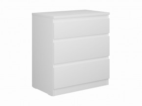 Комод КАСТОР с тремя ящиками, цвет белый в Советском - sovetskiy.mebel24.online | фото