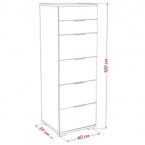 Комод Leset Наоми 6 в Советском - sovetskiy.mebel24.online | фото 8