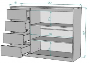 Комод Мальта K116 в Советском - sovetskiy.mebel24.online | фото 2