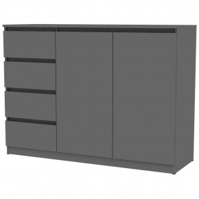 Комод Мальта K116 (Графит) в Советском - sovetskiy.mebel24.online | фото