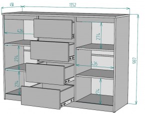Комод Мальта K118 в Советском - sovetskiy.mebel24.online | фото 2