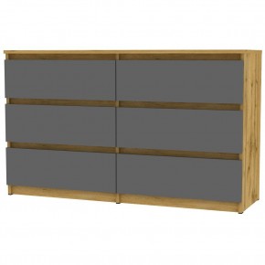 Комод Malta light K142 (ДВ-Графит) в Советском - sovetskiy.mebel24.online | фото
