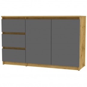 Комод Malta light K187 (ДВ-Графит) в Советском - sovetskiy.mebel24.online | фото