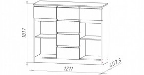 НИЦЦА-6 Комод (НЦ.06) в Советском - sovetskiy.mebel24.online | фото 2
