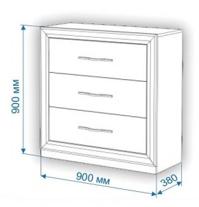 Комод Нобиле Км-90/38 в Советском - sovetskiy.mebel24.online | фото 2