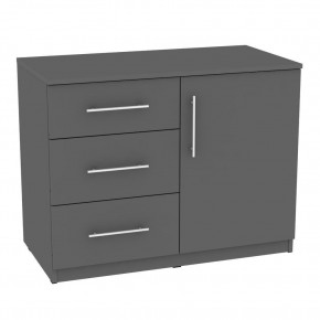 Комод "Калисто (K13)" ручка рейлинг (Графит) в Советском - sovetskiy.mebel24.online | фото