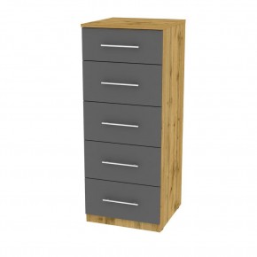 Комод "Калисто (K35)" ручка рейлинг (ДВ-Графит) в Советском - sovetskiy.mebel24.online | фото