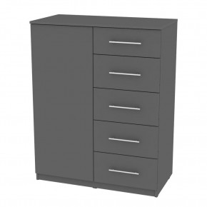 Комод "Калисто (K36)" ручка рейлинг (Графит) в Советском - sovetskiy.mebel24.online | фото