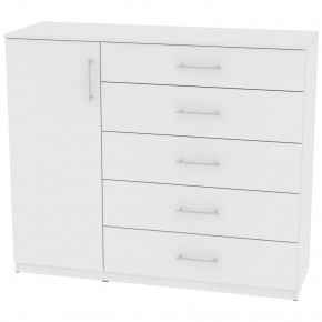 Комод "Калисто (K40)" ручка рейлинг (Белый) в Советском - sovetskiy.mebel24.online | фото