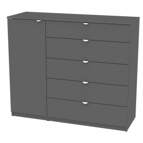 Комод "Калисто (K40)" ручка торцевая (Графит) в Советском - sovetskiy.mebel24.online | фото
