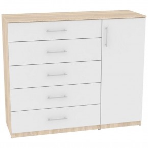 Комод "Калисто (K41)" ручка рейлинг (ДСС-Белый) в Советском - sovetskiy.mebel24.online | фото
