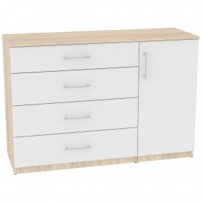 Комод "Калисто (K45)" ручка рейлинг (ДСС-Белый) в Советском - sovetskiy.mebel24.online | фото