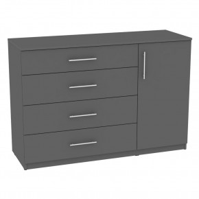 Комод "Калисто (K45)" ручка рейлинг (Графит) в Советском - sovetskiy.mebel24.online | фото