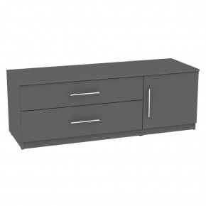 Комод "Калисто (K53)" ручка рейлинг (Графит) в Советском - sovetskiy.mebel24.online | фото