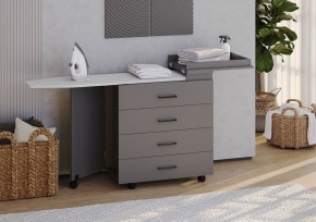 Комод с гладильной доской (Графит) в Советском - sovetskiy.mebel24.online | фото 3