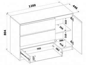 Комод Т-3Р в Советском - sovetskiy.mebel24.online | фото 4