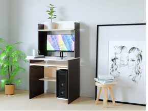 Компьютерный стол КЛ №5.5 (Венге/Дуб молочный) в Советском - sovetskiy.mebel24.online | фото