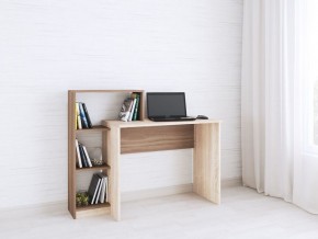 Компьютерный стол Квартет-2 Дуб сонома/Ясень шимо в Советском - sovetskiy.mebel24.online | фото