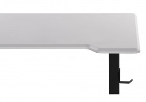 Компьютерный стол Маркос с механизмом подъема 120х75х75 белая шагрень / черный в Советском - sovetskiy.mebel24.online | фото 8